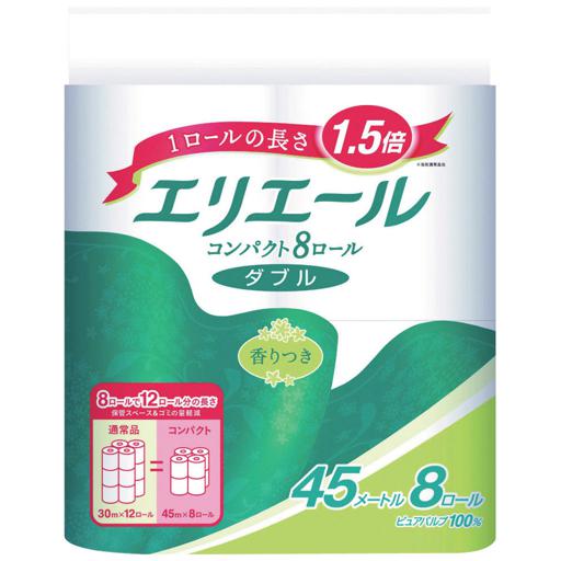 大王製紙　エリエール　トイレットティシュー　コンパクト　ダブル